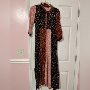 Zara long sleeve floral dress